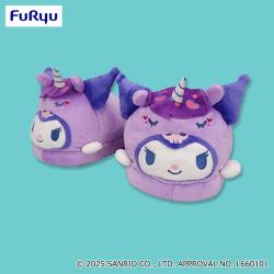 【クロミ】マイメロディ・クロミ　しゅがふわ かる〜せる ぬいぐるみスリッパ【当社限定】