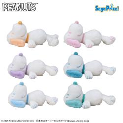 SNOOPY™　マスコット あおむけポーズ カラフル