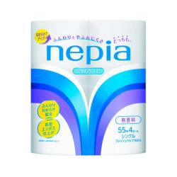 ネピアトイレットロール4Rシングル　55ｍ巻 [ST]
