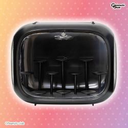 【ブラック】フィギュアディスプレイケース LEDライト付き 3　