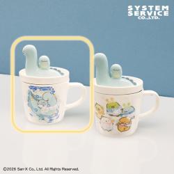 【とかげとおかあさん】すみっコぐらし　きらきらな夜 フィギュア付き小皿＆マグカップセット