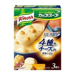 【とろ〜り濃厚 4種のチーズのポタージュ】クノール カップスープ【2026/11/30】
