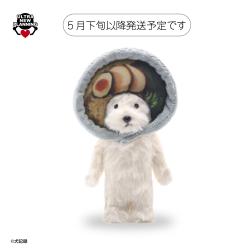 【ラーメン】犬 記録　ぬいぐるみマスコット【当社限定】