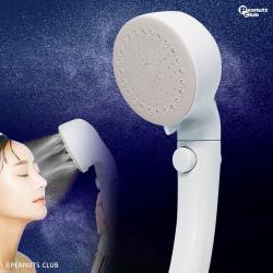 【グレー】節水シャワーヘッド　バブルシャイン