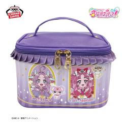 【パープル】名探偵プリキュア！　フリル付きバニティバッグ
