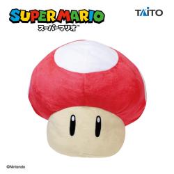 【スーパーキノコ】スーパーマリオ　特大サイズぬいぐるみ スーパーキノコ/１UPキノコ
