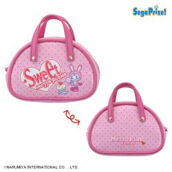 【ベリエちゃん】ナルミヤキャラクターズ　エナメルボストン風ポーチ