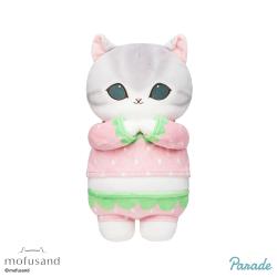 【いちご】mofusand　パジャマにゃんBIGぬいぐるみ②