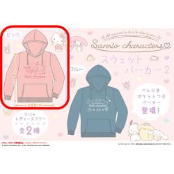 【ピンク】サンリオキャラクターズ　スウェットパーカー2