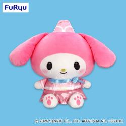 【マイメロディ】サンリオキャラクターズ　ぽよよんえあぽ〜とBIGぬいぐるみ〜マイメロディ・マイスウィートピアノ〜【当社限定】