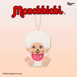 【バニラ】モンチッチ　コットンキャンディマスコット