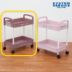 【ブラウン】リラックマ　すてきなお家 2段ワゴン