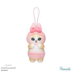 【ピンク】mofusand　うさにゃんマスコット