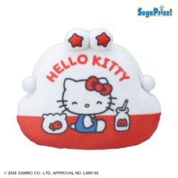 【がま口財布】ハローキティ　マスコット ハローキティこれくしょん