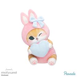 【ピンク】mofusand　うさにゃんBIGぬいぐるみ
