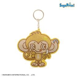 【ルッキー】ナルミヤキャラクターズ　ラインストーンデコキーホルダー