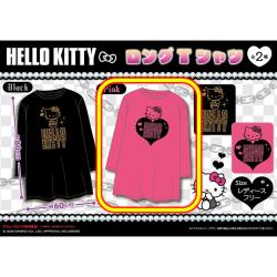 【ピンク】ハローキティ　ロングTシャツ