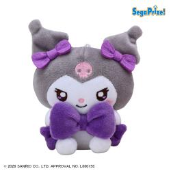 【クロミ(紫)】ゆるかわ サンリオキャラクターズ　マスコット BIG RIBBON