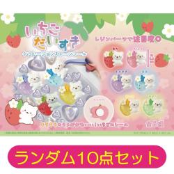 【ランダム10点セット】いちごだいすきデコレーションストーンシール
