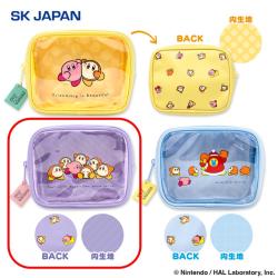 【パープル】カービィ play with ワドルディ　前面クリアポーチ