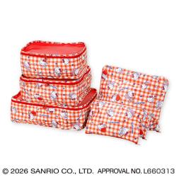 【チェック】ハローキティ　ポーチセット