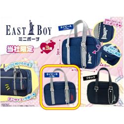【ネイビー B(ロゴ赤)】イーストボーイ　スクールバッグミニポーチ【当社限定】