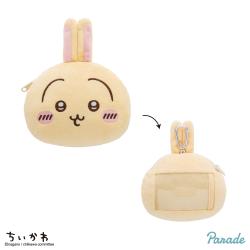 【うさぎ】ちいかわ　ぬいぐるみパスケースポーチ②