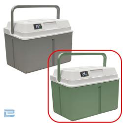 【グリーン】温度表示付コンパクトクーラーボックス