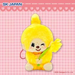 【モンチッチちゃん(オレンジ)】モンチッチ　フラワーマスコット