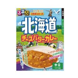 るるぶ×HACHI   北海道チーズバターカレー中辛180g【2027/08/18】