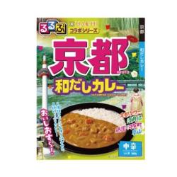 るるぶ×HACHI   京都和だしカレー中辛180g【2027/08/18】