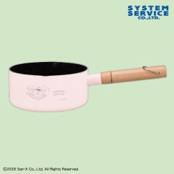 【ピンク】すみっコぐらし　たぬきのまんまるレストラン IH対応ミルクパン