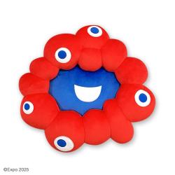 【ミャクミャク】EXPO2025 ミャクミャク　なりきりクッション