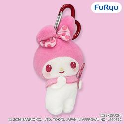 【マイメロディ(赤)】チムたん×マイメロディ　おそろいいちごリボンマスコット