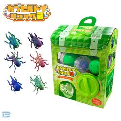 【カブト＆クワガタセット】カプセルトイリュック3