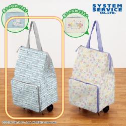 【ブルー】すみっコぐらし　折りたたみ保冷カートバッグ