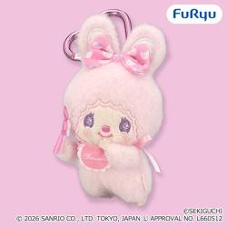 【チムたん(ピンク)】チムたん×マイメロディ　おそろいいちごリボンマスコット