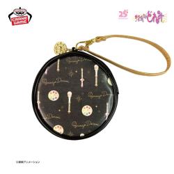 【魔法アイテム柄】おジャ魔女どれみ　ストラップ付きサークルポーチ