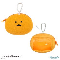 【もぐらコロッケ】ナガノキャラクターズ　ぬいぐるみパスケースポーチ