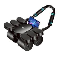 目指せシックスパック！スマホスタンド付きアブローラー
