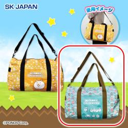 【グリーン】にゃんこ大戦争　ボストンバッグ