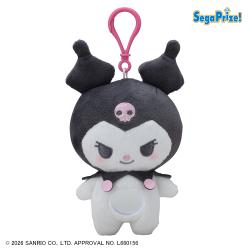 【クロミ】ゆるかわ サンリオキャラクターズ　ミラー付ミニぬいぐるみ