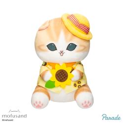 【シャツ×茶】mofusand　ひまわりにゃんBIGぬいぐるみ