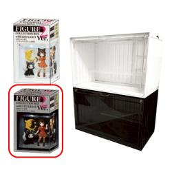 【ブラック】LEDライト付きフィギュアコレクションBOX