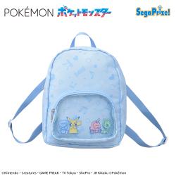 【ブルー】ポケットモンスター　プラチナムザッカ窓付リュック