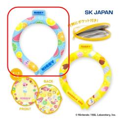 【ブルー】星のカービィ　保冷ポーチ付きアイスネックリング2