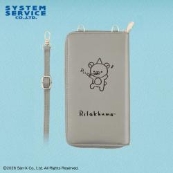 【ふえ】リラックマ　Rilakkuma Style クリア窓付きウォレットショルダー