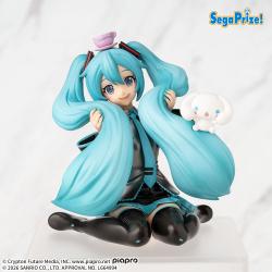 初音ミク×シナモロール　ちょこのせ プレミアムフィギュア‐初音ミク×シナモロール‐もふっとVer.