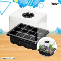 【ブラック】どんどん育つ！LED植物栽培キット