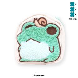【ぽこ】ただのかえるたち　ダイカットポーチ